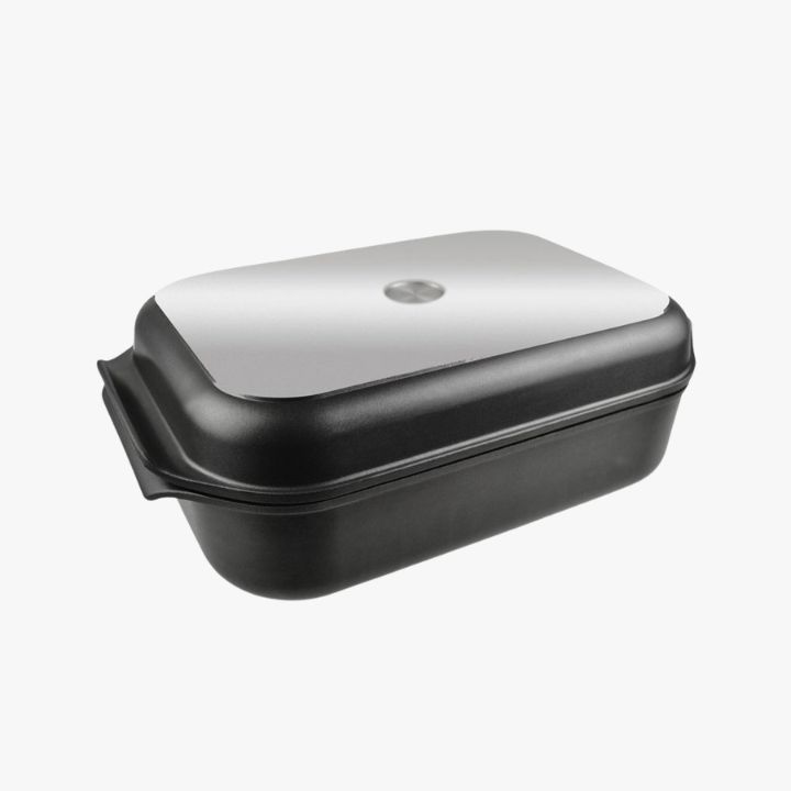 Aga cast aluminium roaster dish and lid