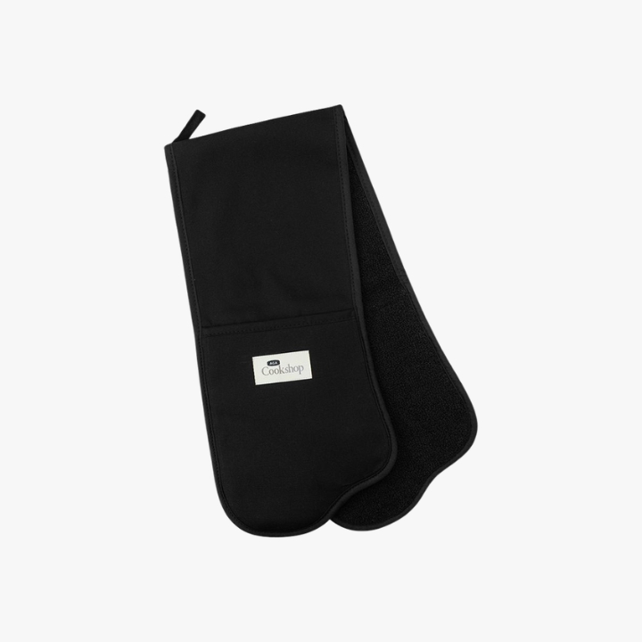 Aga doubled ended oven gloves in black