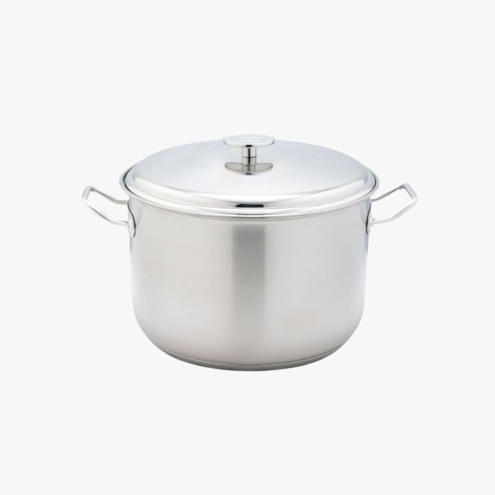 Large AGA stock cooking pot with lid
